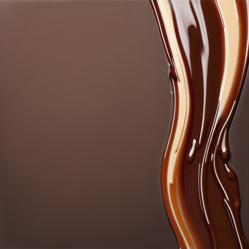 A rich and indulgent design featuring Nutella sauce on a dark brown-to-beige gradient background. Perfect for dessert, spread, and chocolate-based product marketing.