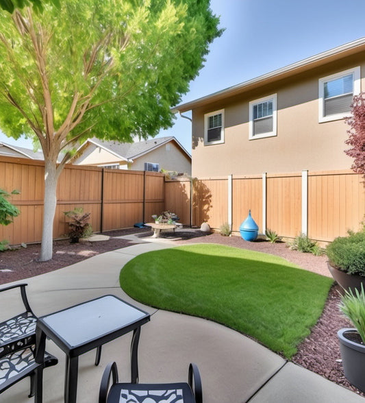 Spacious pet-friendly home with a backyard and play area for families and pet owners.