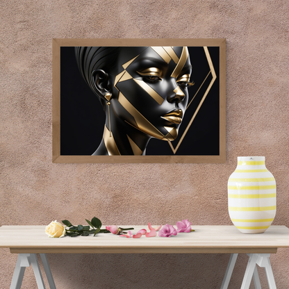 Abstract Black and Gold Woman Portrait Collection -Bundle -LIMITED TIME OFFER