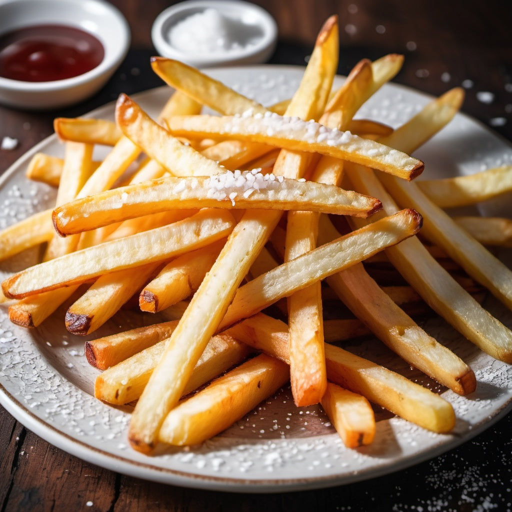 Classic crispy French fries seasoned with salt