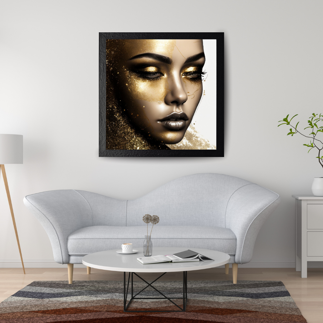 Abstract Black and Gold Woman Portrait Collection -Bundle -LIMITED TIME OFFER