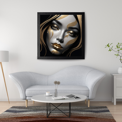 Abstract Black and Gold Woman Portrait Collection -Bundle -LIMITED TIME OFFER